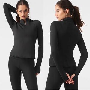 ALO Airlift Winter Warm 1/4 Zip Long Sleeve